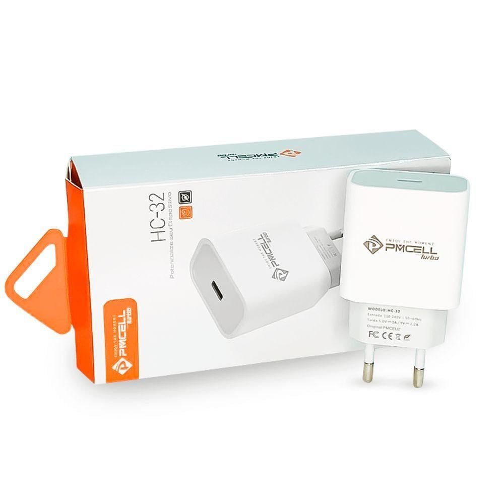 Fonte Carregador Turbo Usb-c 20w-pmcell