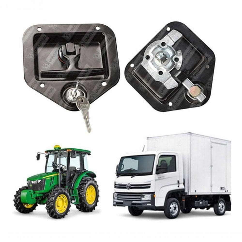 Maçaneta Externa Porta Linha Agrícola Baú Cabine E Uso Geral [f103]