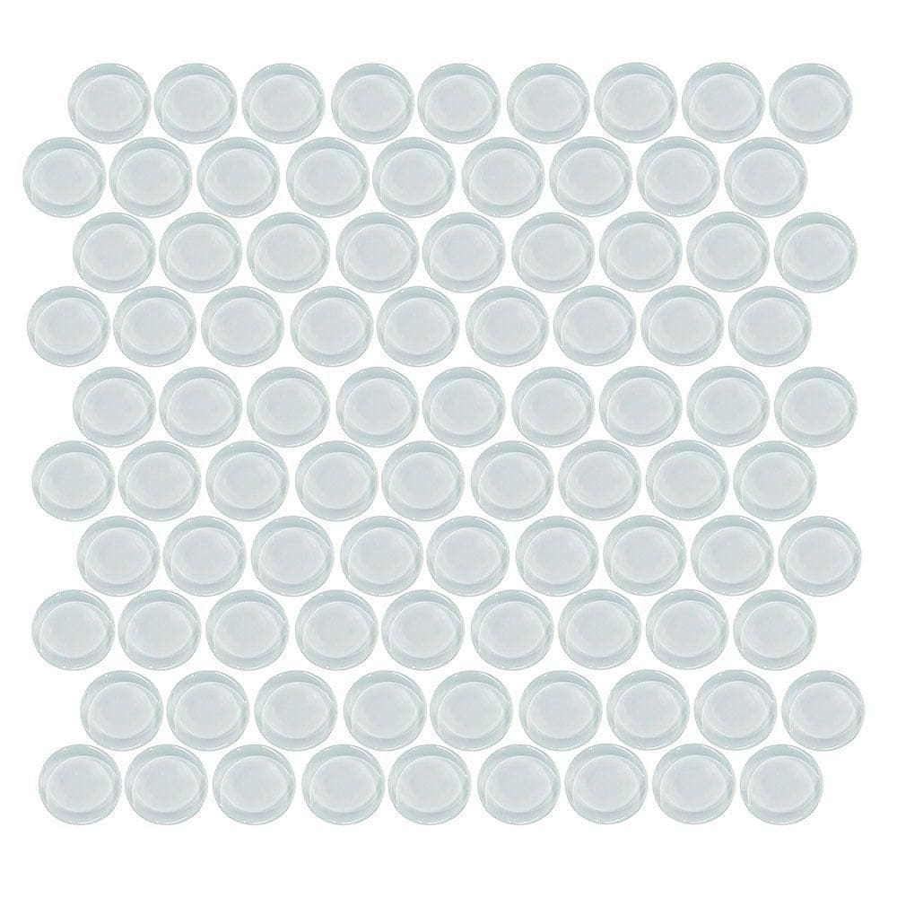 Pastilha De Vidro Ball White 3x3 Placa 30x30cm - 1313060001