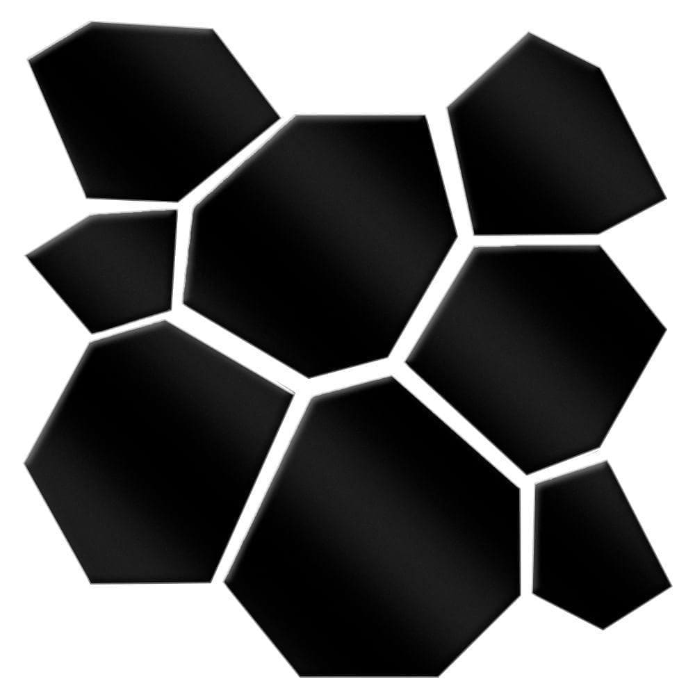 Mosaico De Vidro Croco Black 32x32cm - 1713002002