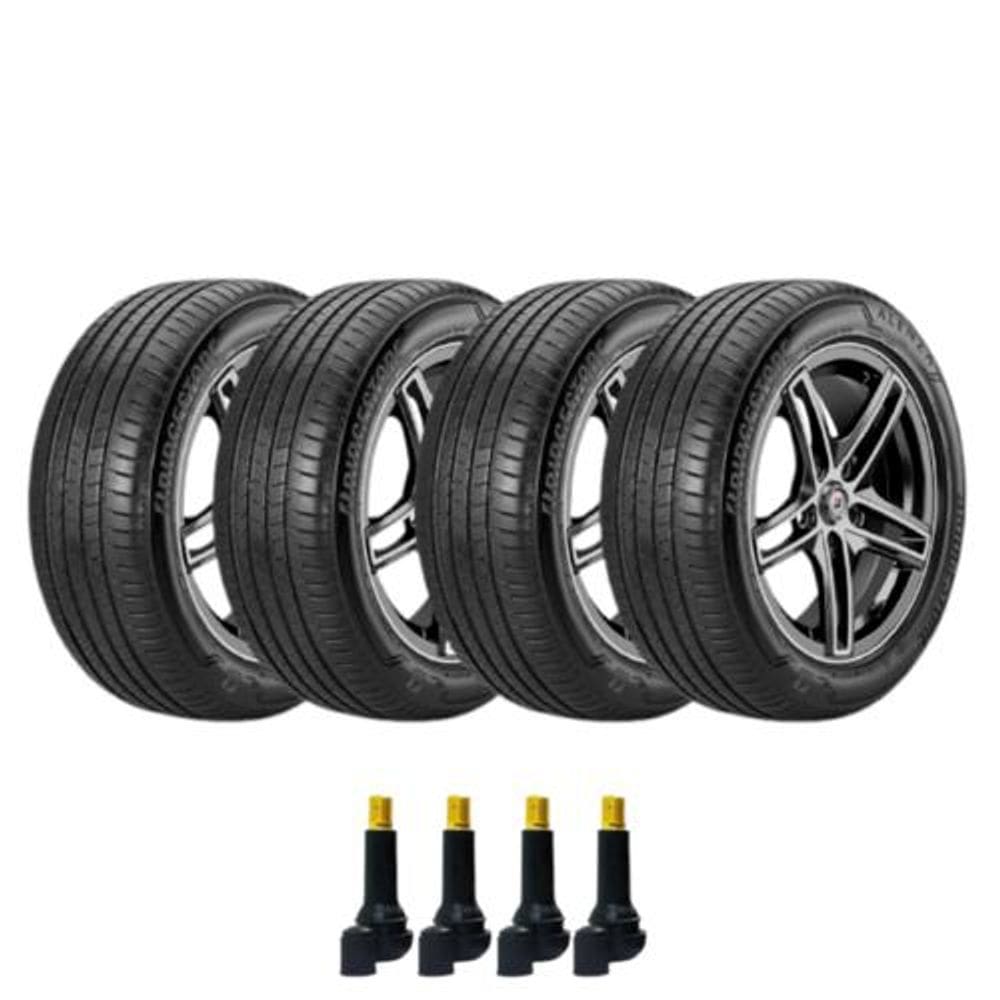 Combo 4 Pneus Cooper 225/50r18 Alenza 001 Bridgestone + Bico