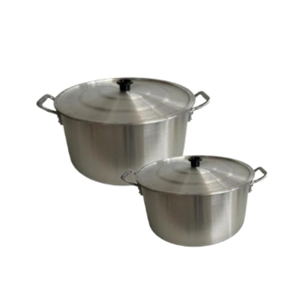 Jogo Caçarola Industrial 26/32 Alumínio Grosso Panela Hotel