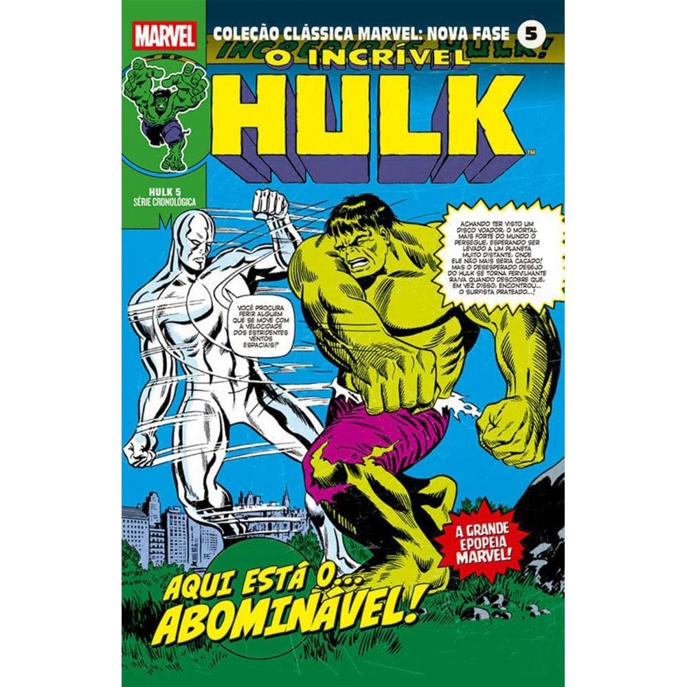 Coleção Clássica Marvel: Nova Fase Vol. 05 - Hulk 5 - Aqui Está O... Abominável!