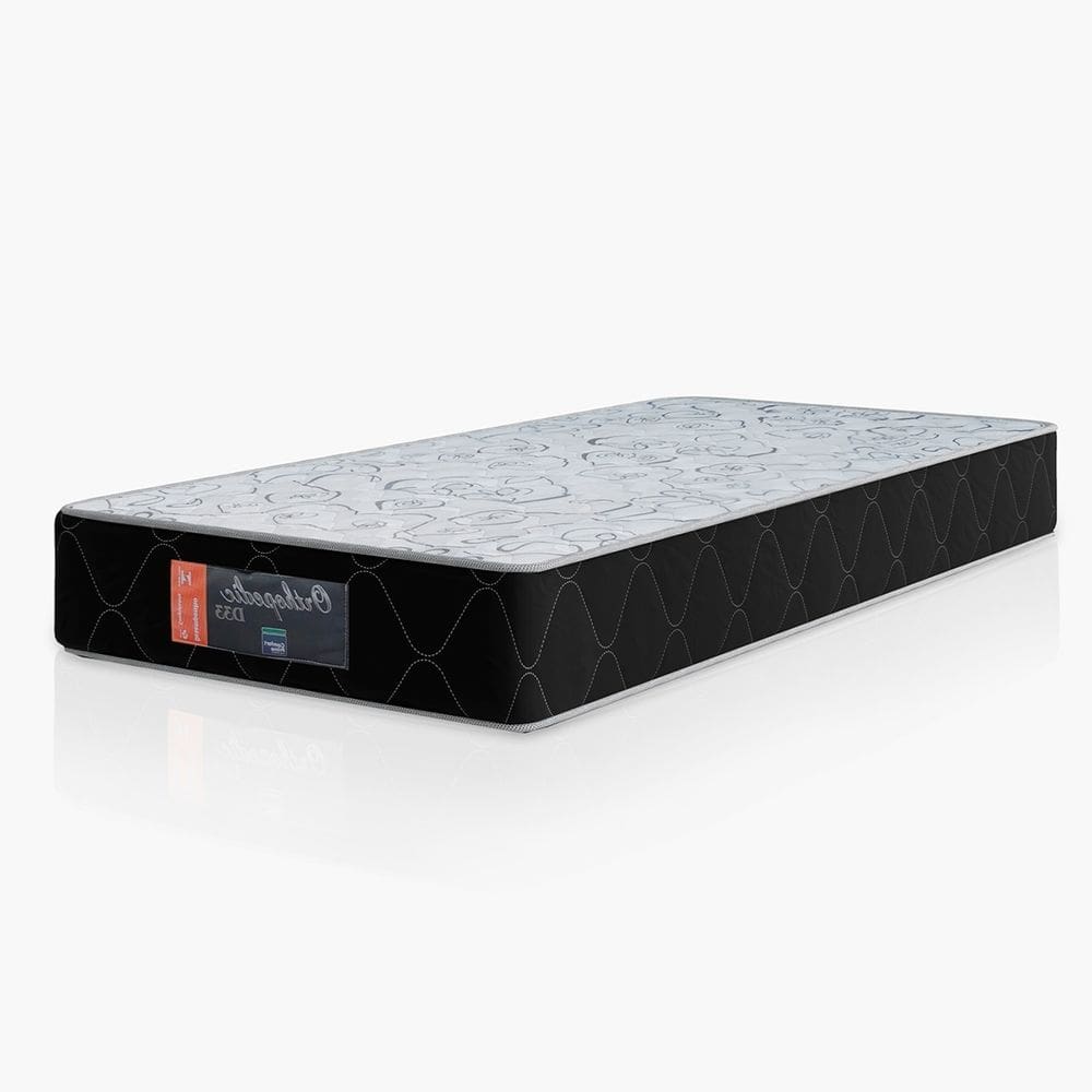 Colchao Solteiro Misto Iso D33 Grafite 20x78x188 - Comfort Prime Orthopedic