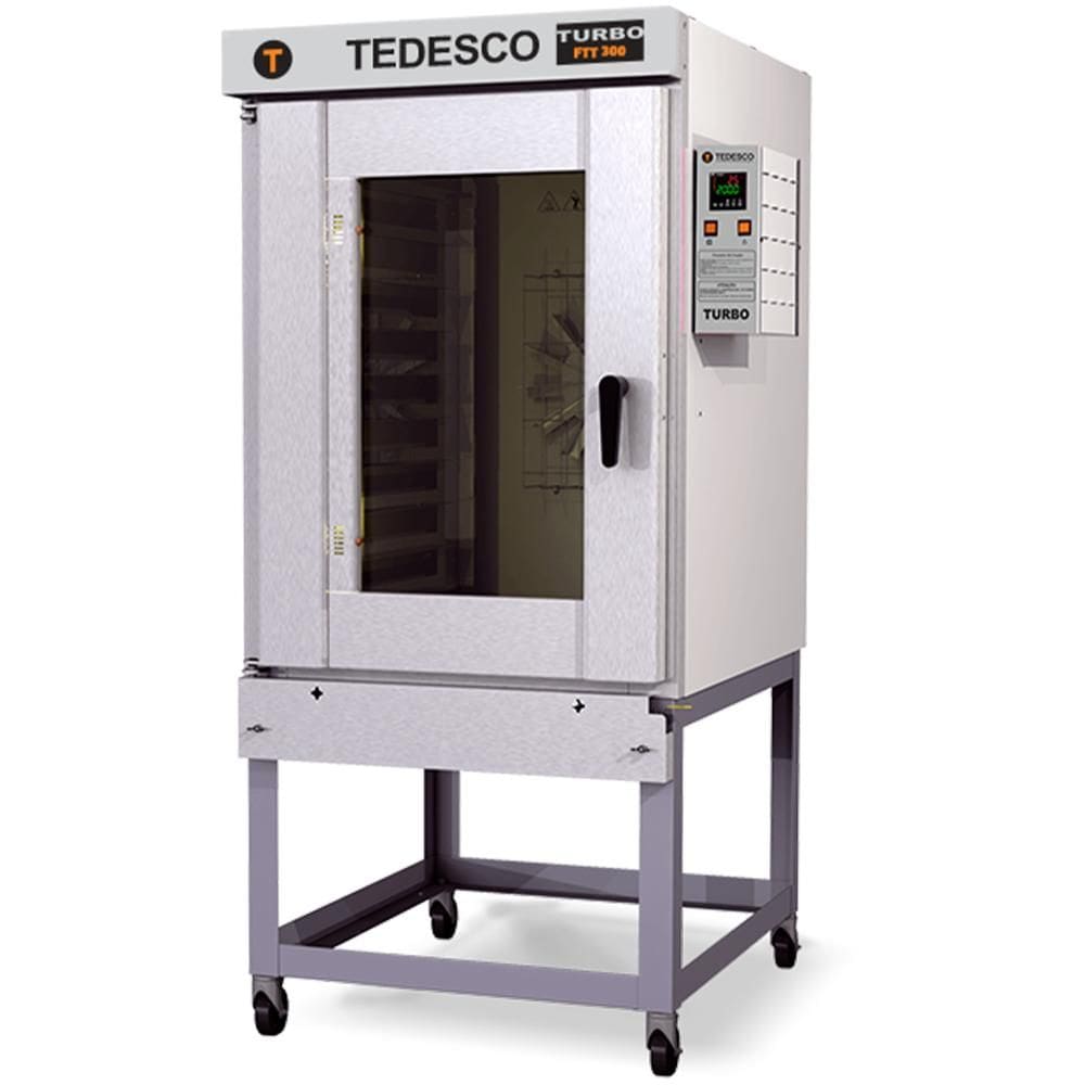 Forno Turbo Elétrico Tedesco 10 Esteiras Trifásico 380V FTT-300E