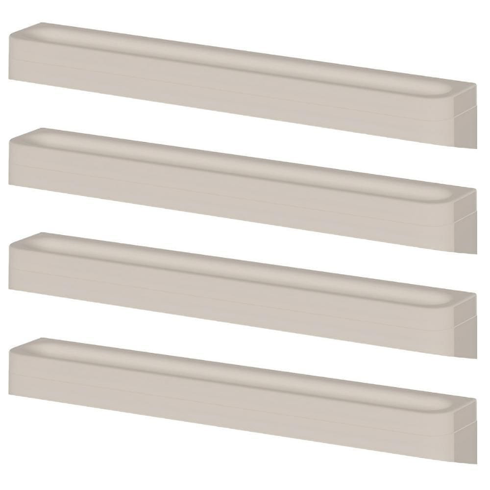 4X Toalheiro Banheiro Porta Toalha De Parede Ou Bege