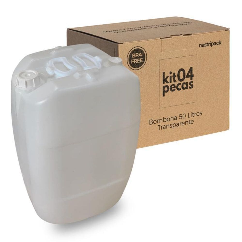 Tanque De 50L Para Armazenamento De Água - 4 Pçs