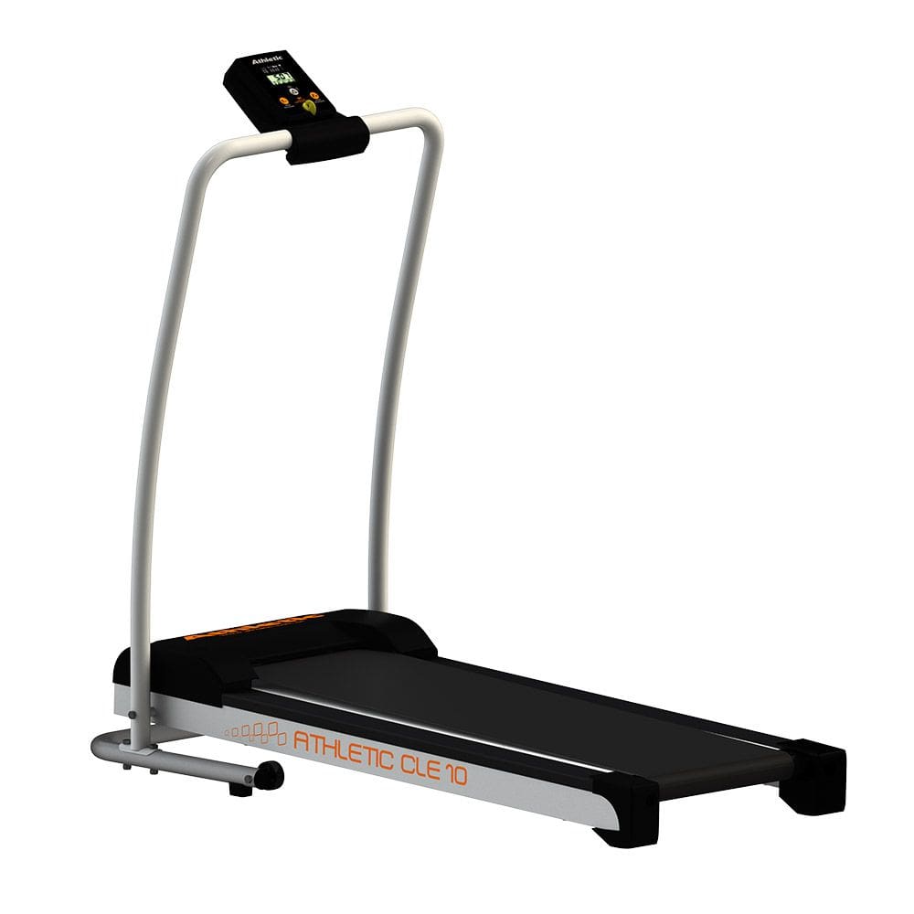 Esteira Elétrica Athletic CLE 10 10km/h 100kg Bivolt Dobrável Compacta Confortável Para Treino