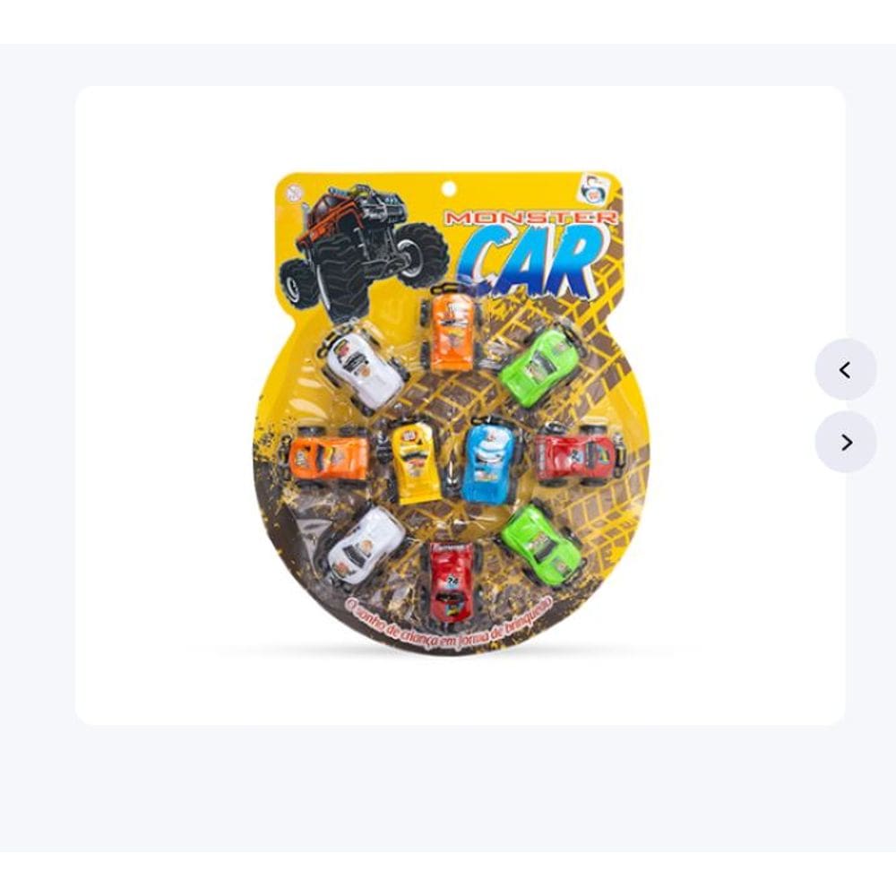 Kit Mini Cars 10 Carros - Pica Pau