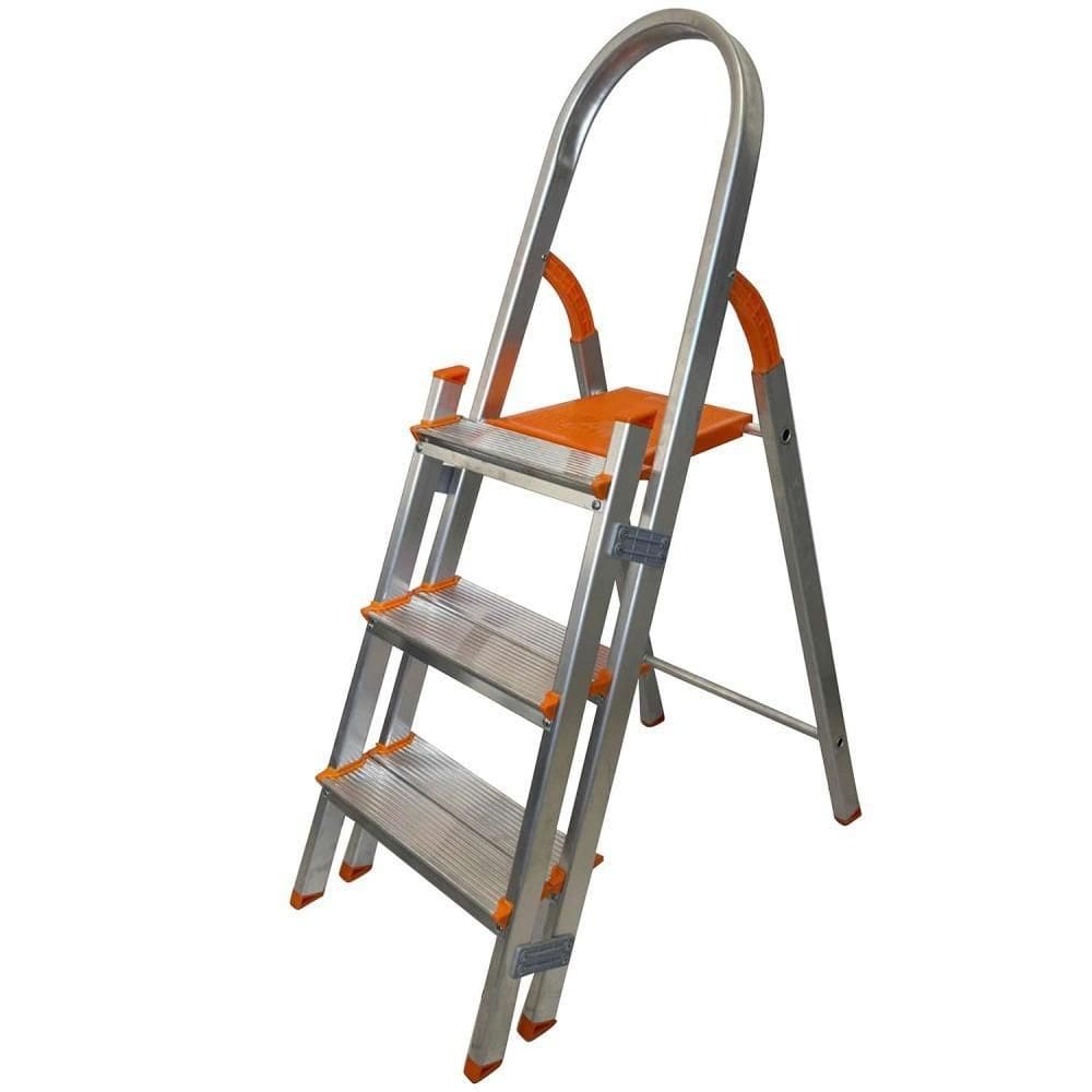 Escada De Alumínio Dupla 3 Degraus Residencial Emd003 Agata