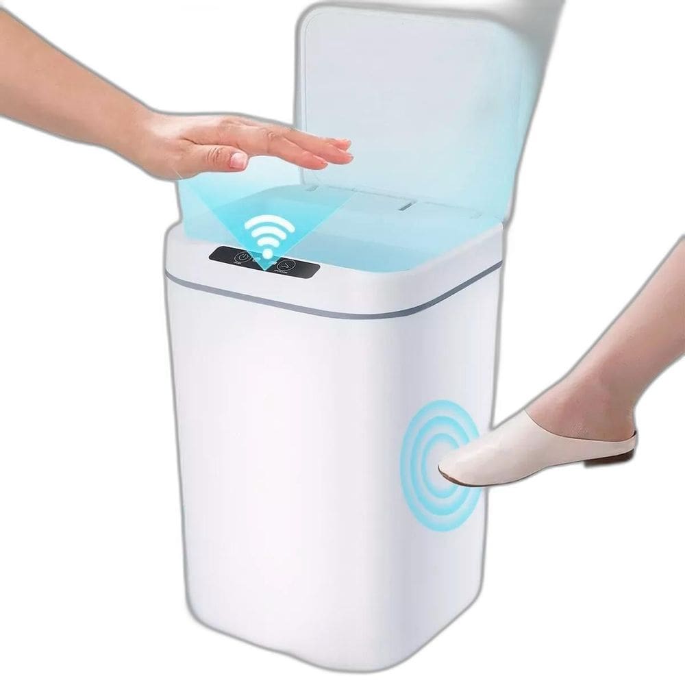 Lixeira Automática 16L Sensor Inteligente Para Cozinha