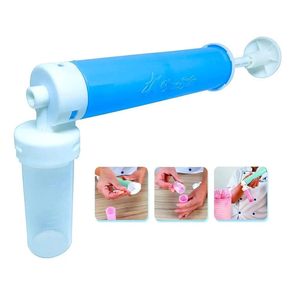 2X Pulverizador Borrifador De Gliter E Decoração Bomba De Bo