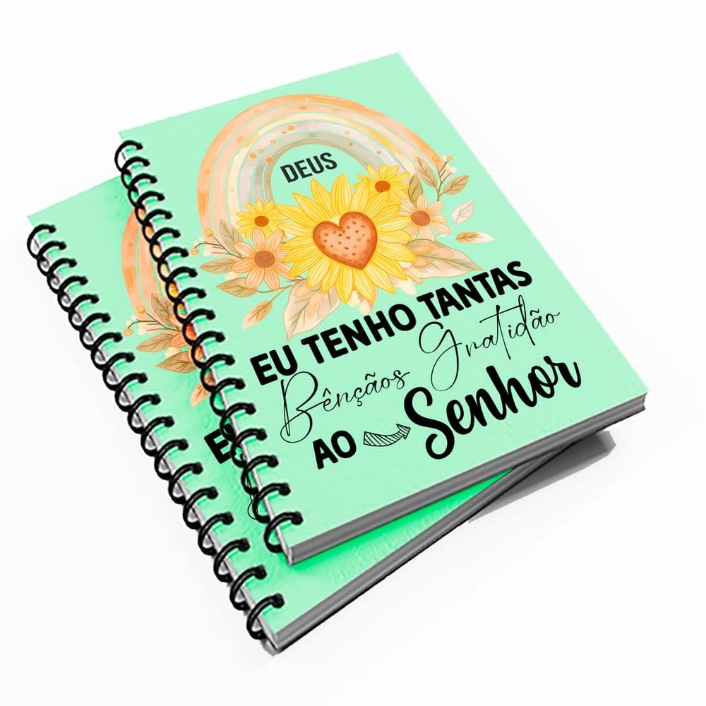 Caderno Universitário 96 fls Eu Tenho Tantas Bênção