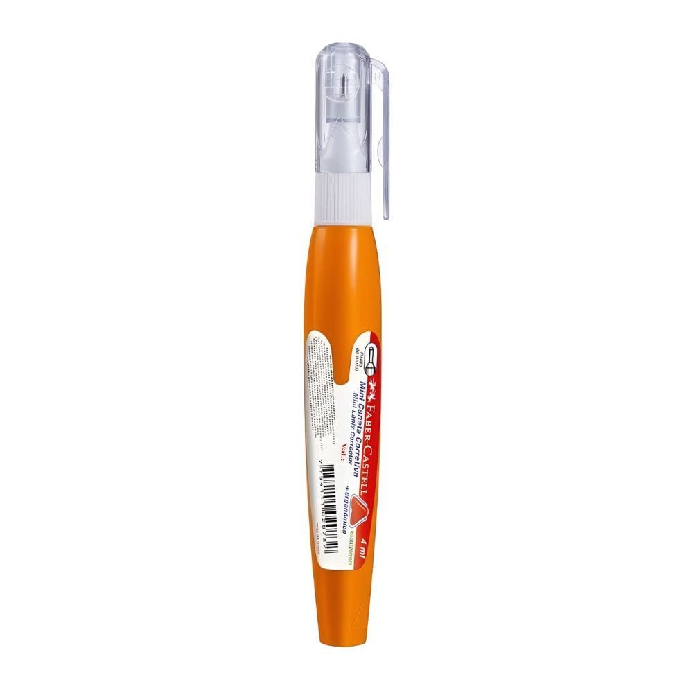 Mini Caneta Corretiva Líquida Secagem Rápida 4ml Unidade - Faber Castell