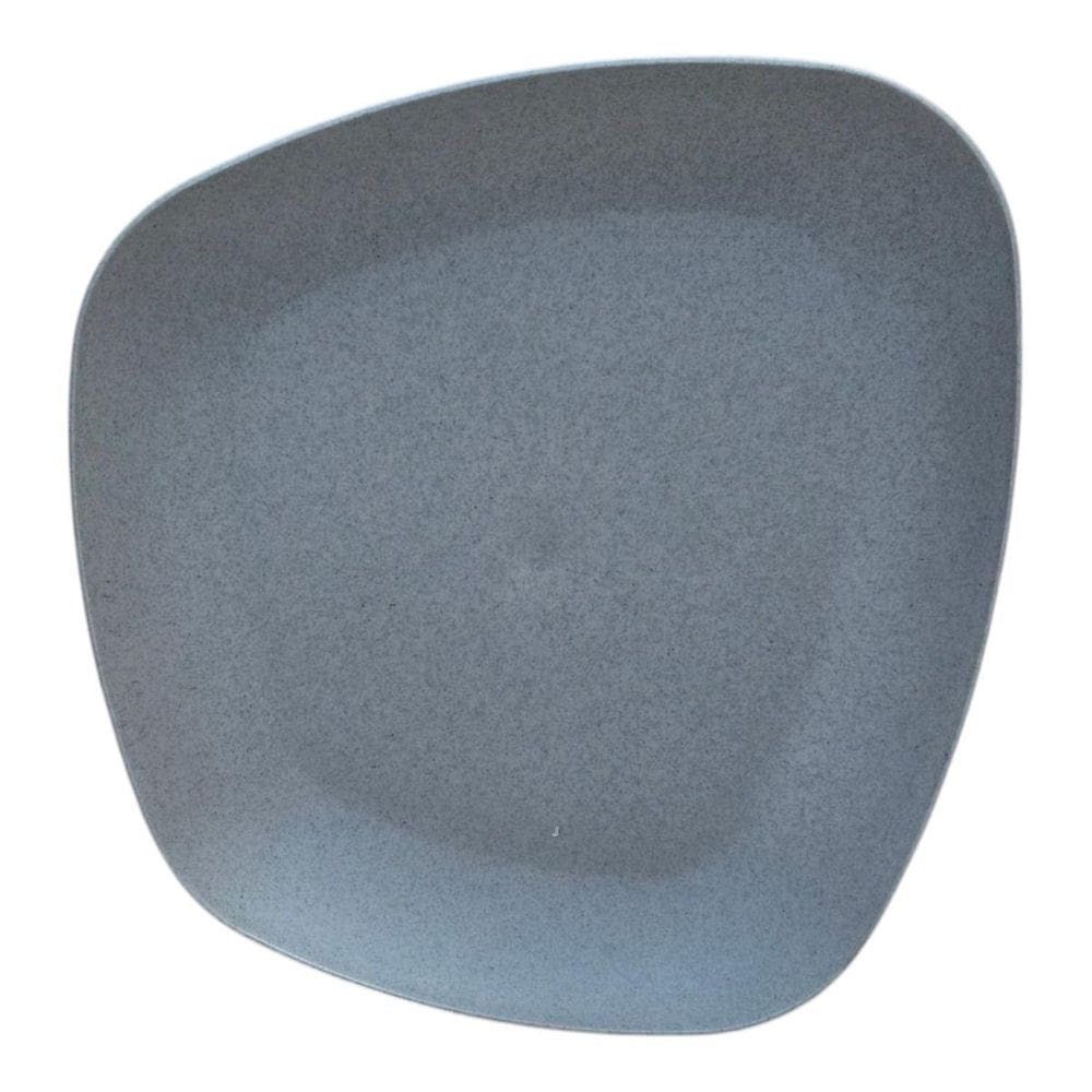 Prato Plastico Duro Resistente Para Refeições Space