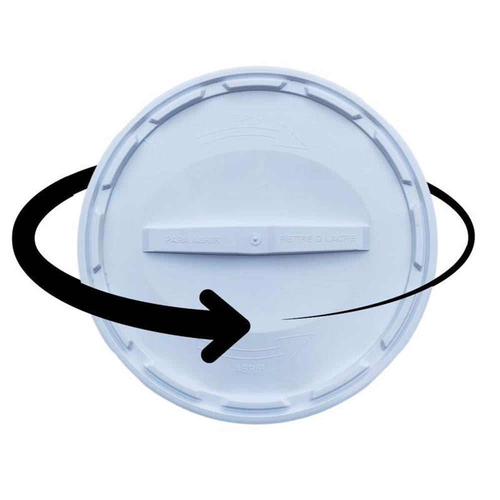 Balde Para Alcool De 20L Alça E Tampa Rosca - Kit 16 Pçs