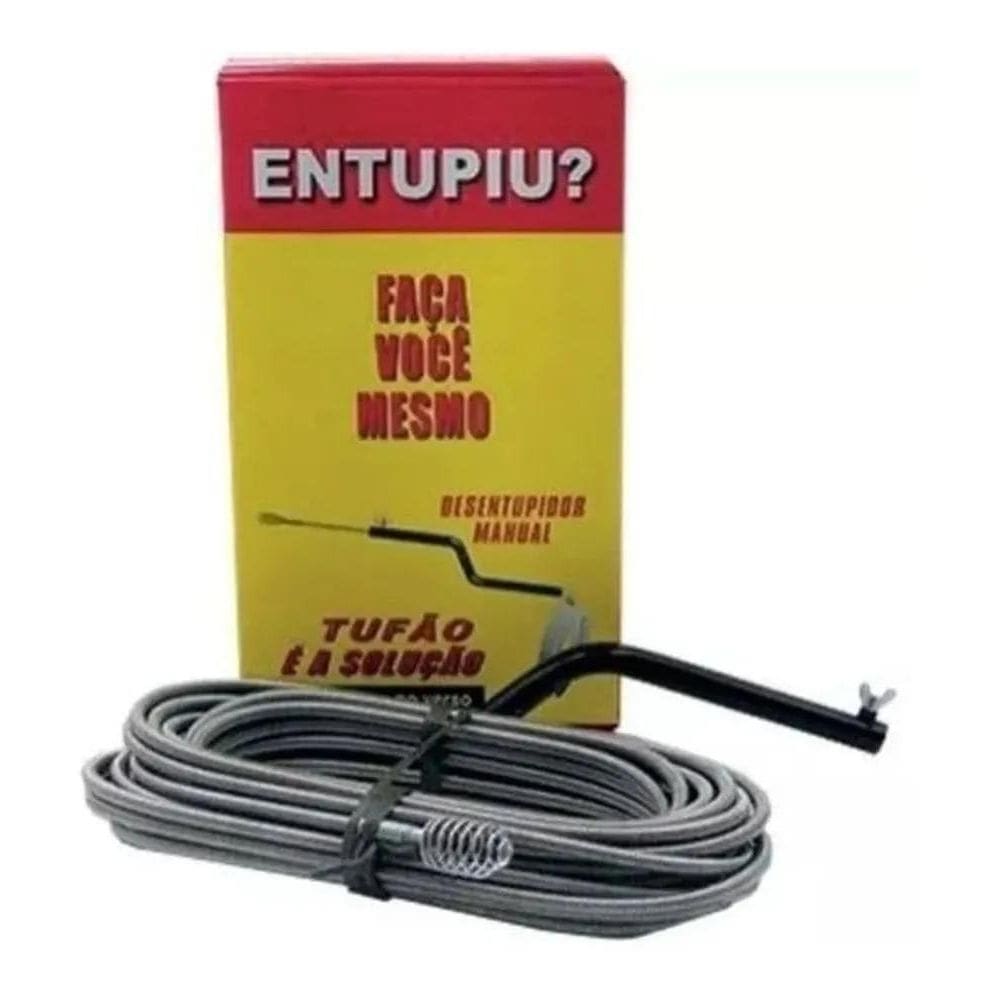 2X Desentupidor Tufão De Canos Mola Rotativa 5M