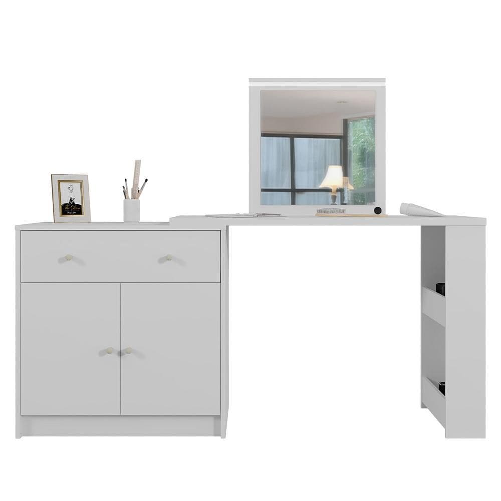 Penteadeira Camarim de Canto Aura 2 Portas e 1 Gaveta - Mobler