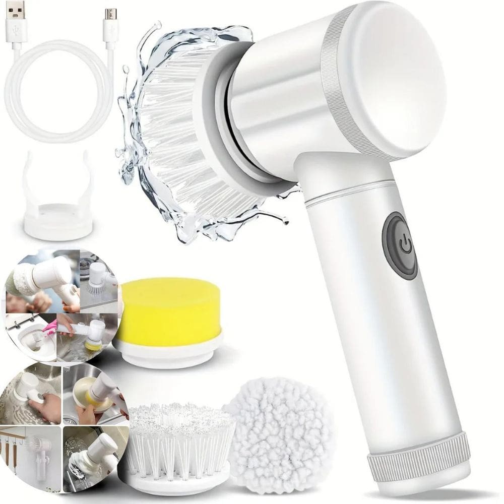 Escova Magic Brush Com Cabeças Intercambiáveis 3 Em 1