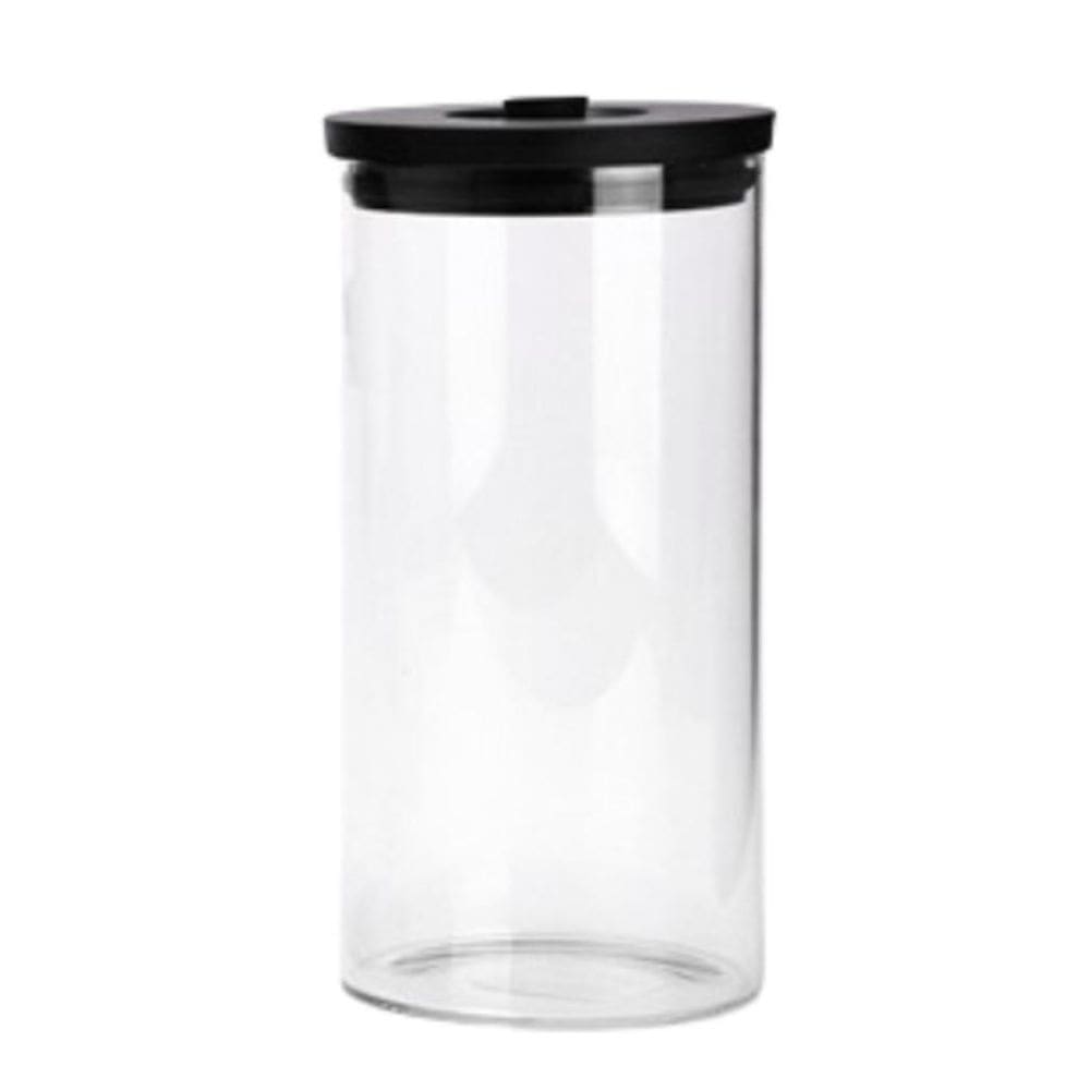 Pote De Vidro Hermético Tampa De Bambu 750 Ml