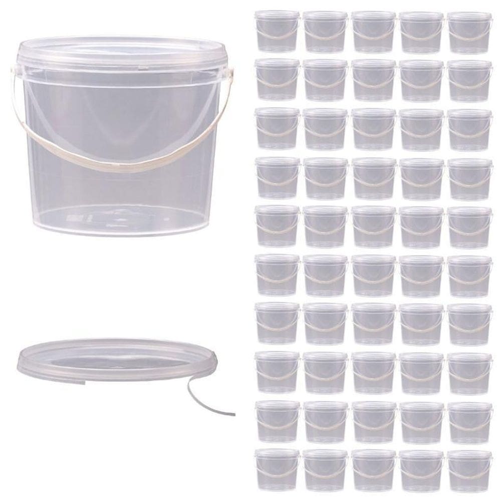 Balde Transparente Pequeno 50 Pçs