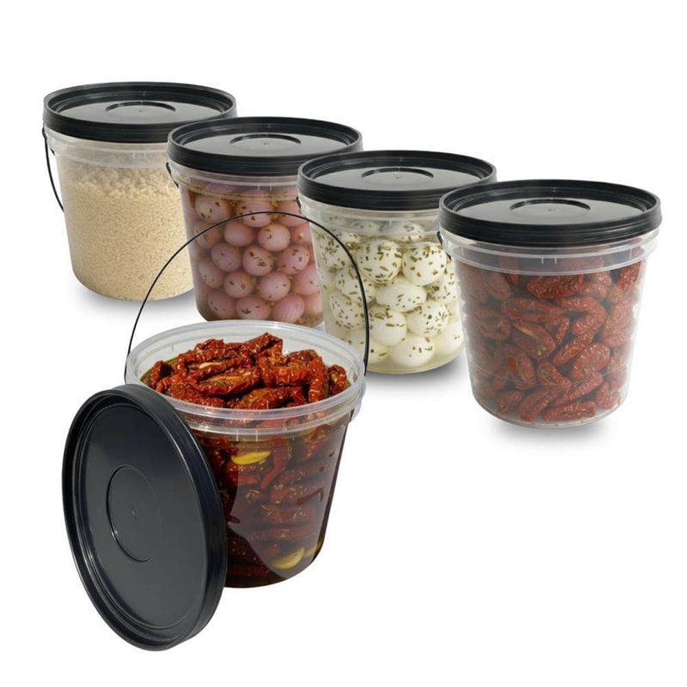 Balde Para Restaurante Transparente 3.2L