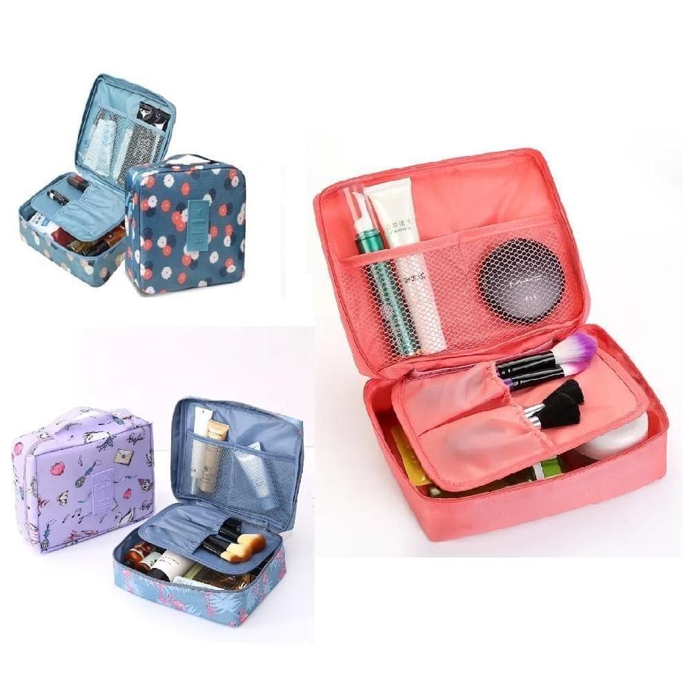 Maleta Necessaire Cosmeticos Frasqueira De Viagem Bolsa Maquiagem Organizador Academia Mala Multiuso