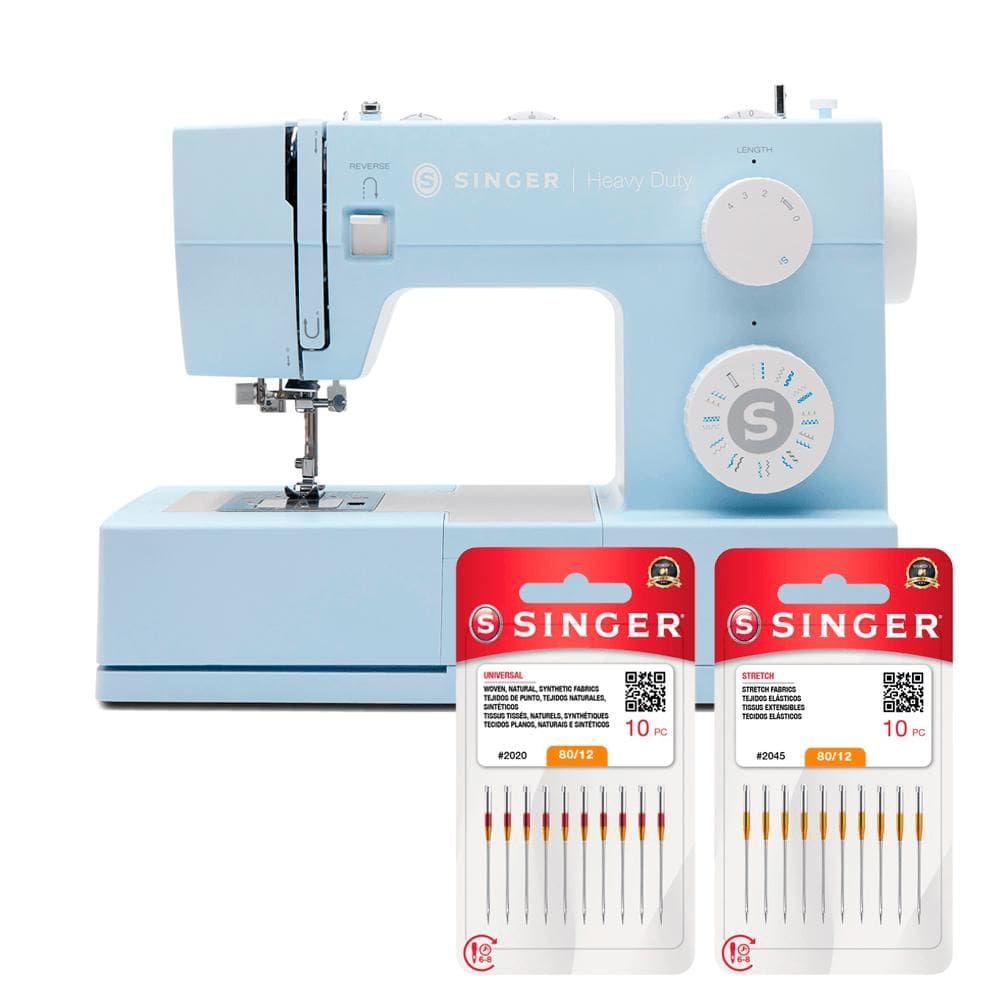 Kit Máquina de Costura Facilita Pro Blue 4423 e Blister de Agulhas