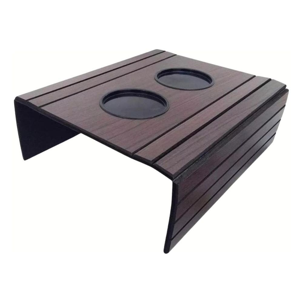 Esteira Bandeja Flexível Otm Com Porta Copos Em Mdf