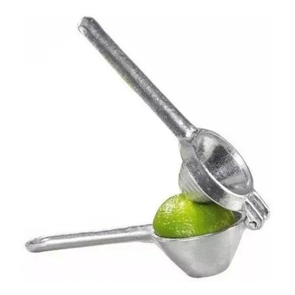 Espremedor Manual Fácil De Limão Alumínio Suco Da Fruta 17Cm