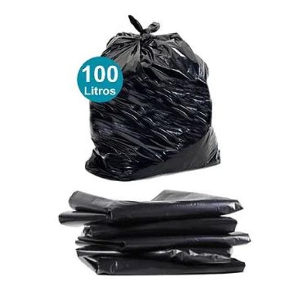 Saco De Lixo 100L Comercial Reforçada 100 Unidade