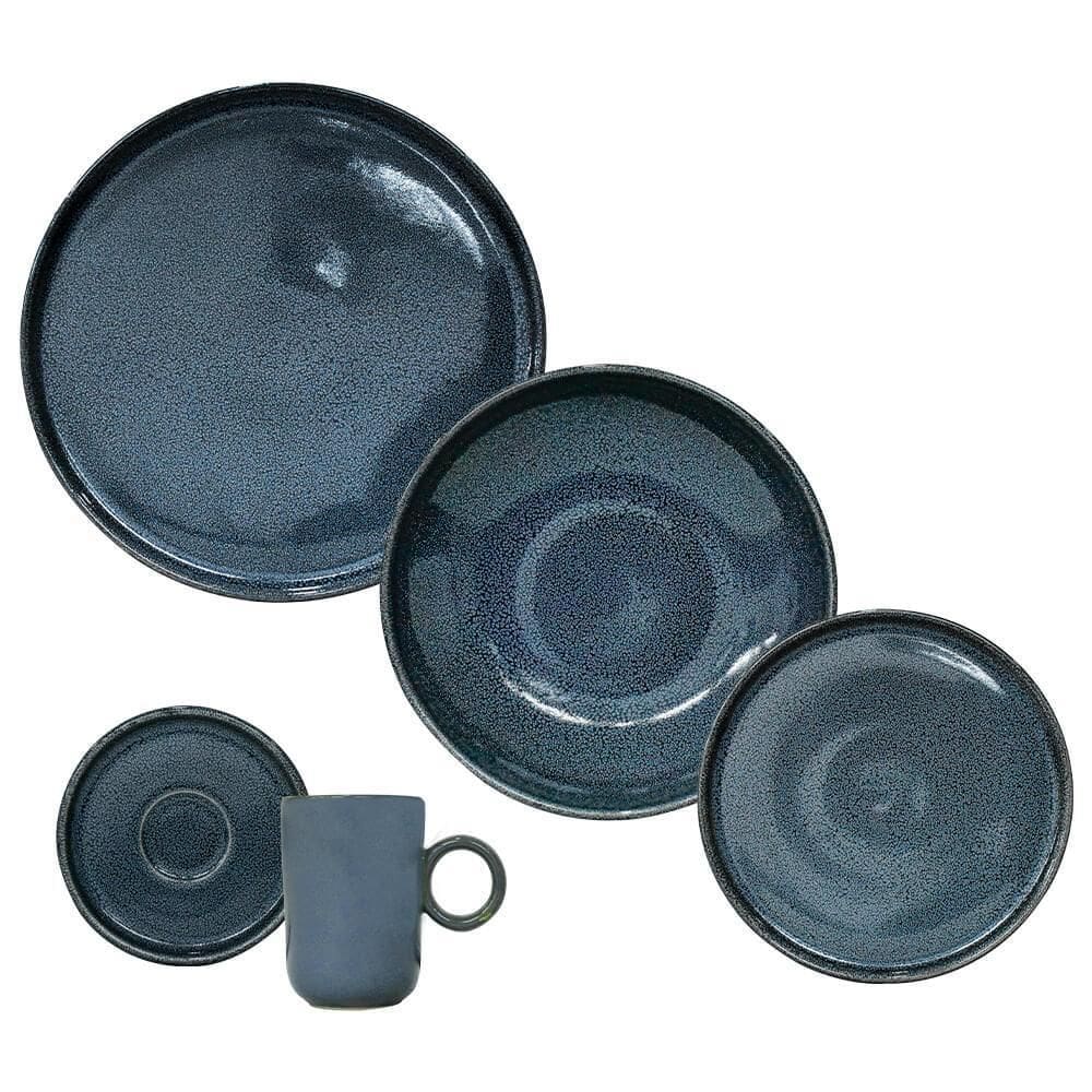 Aparelho De Jantar Cerâmica Basic Dove 20 Peças Porto Brasil