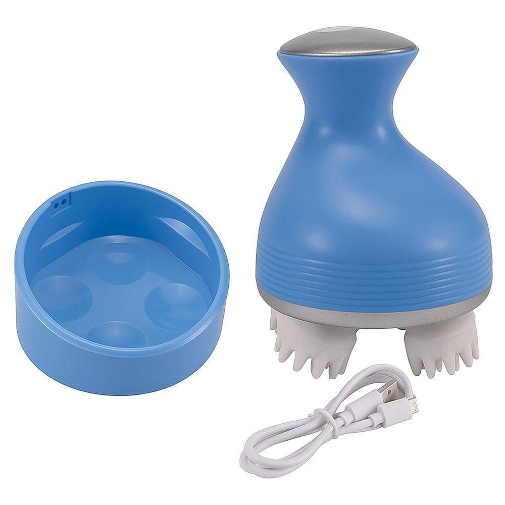 Massageador De Cabeça E Corpo Azul