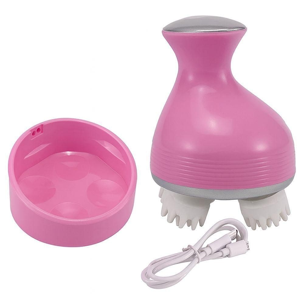 Massageador De Cabeça E Corpo Rosa