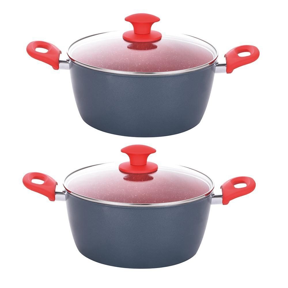 Kit 2 Caçarolas Indução Cerâmica 3,7Mm 22Cm Onix