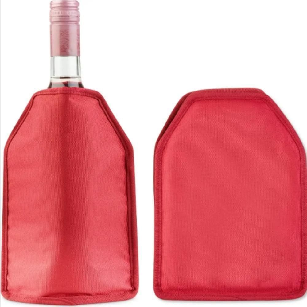 Cooler Termico Vinho Capa Bolsa Resfriadora Suco Garrafa Espumante Congelante Em Gel Premium
