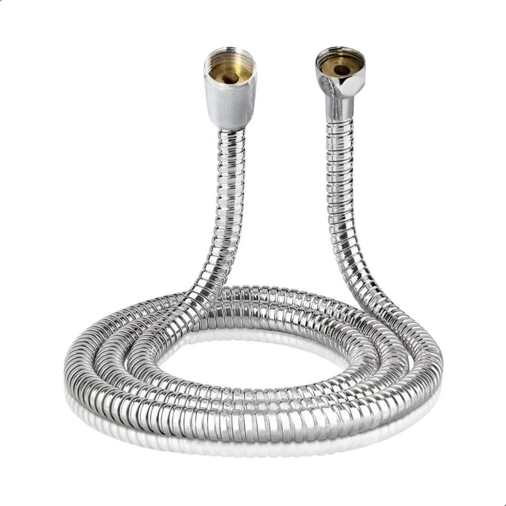 2X Soft Inox Engate Flexível Mangueira Chuveirinho Ducha Hig