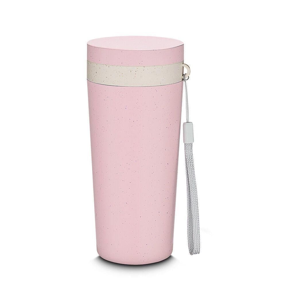 Copo Ecológico Rosa 300ml - Estilo E Sustentabilidade Para O Seu Dia A Dia