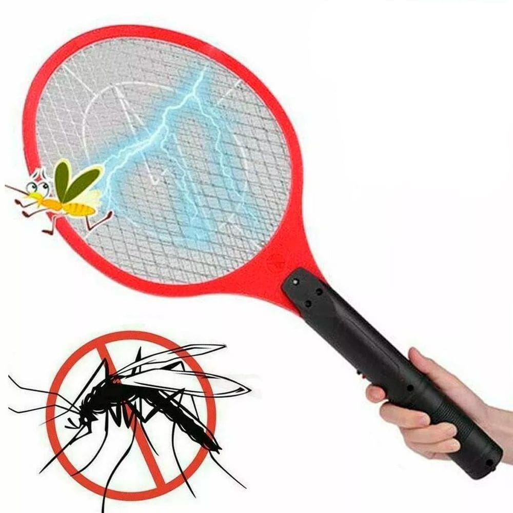 Raquete Mata Mosquitos Pernilongos Para Proteção Completa