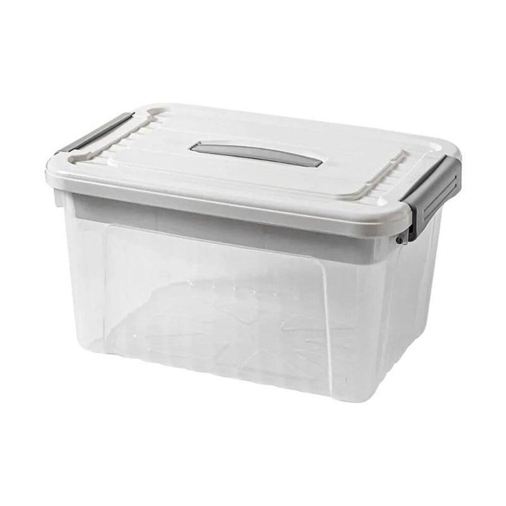 Caixa Organizador Multiuso Empilhável Com Tampa 15 Litros