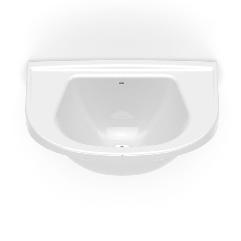 Lavatório Suspenso 41x29,5cm Branco - 1910380013300 - Celite