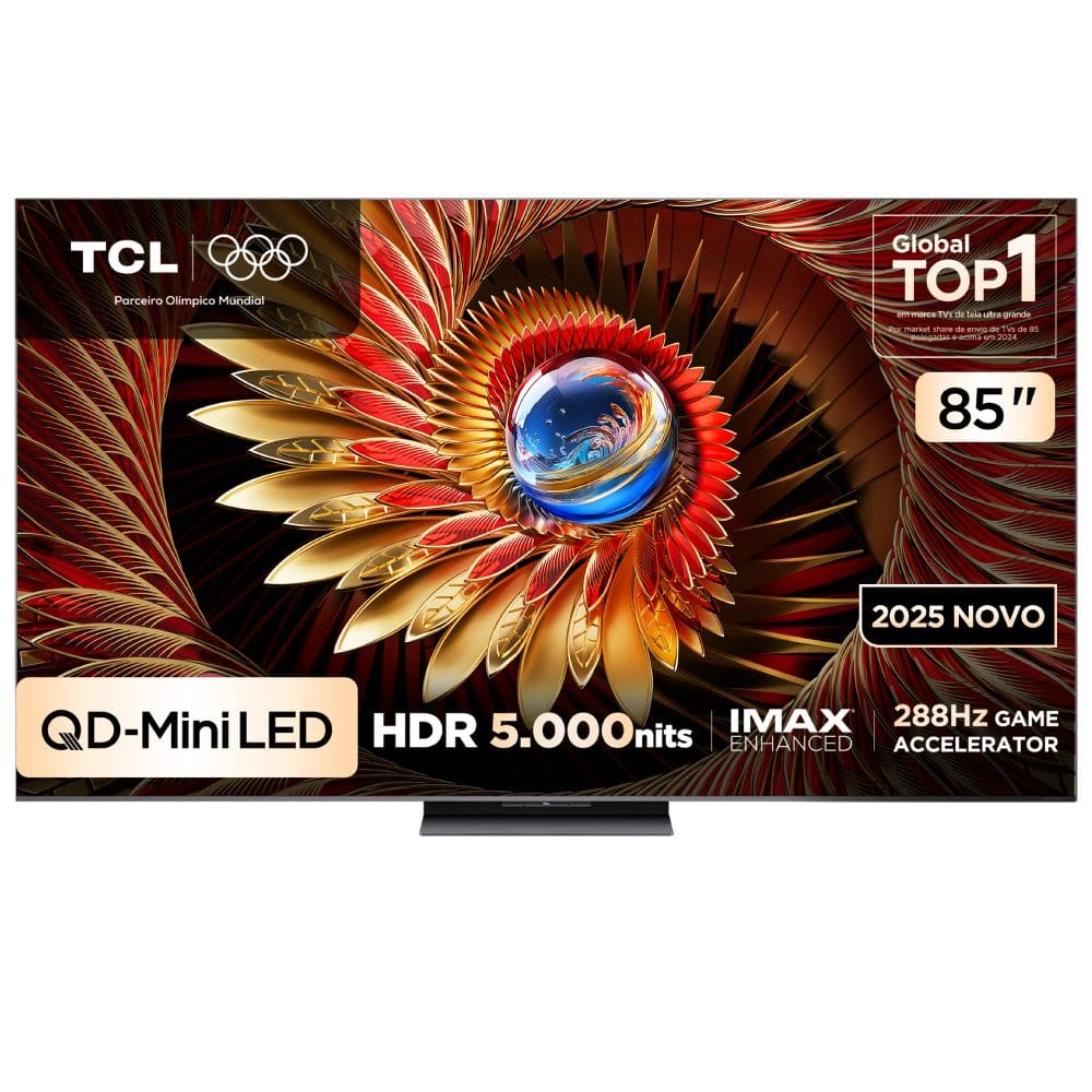 Smart TV TCL 85 Polegadas QD-Mini | Extra