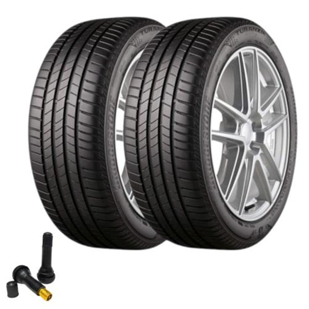Combo 2 Pneus 225/50R17 94Y Turanza T005  Bridgestone + Bico