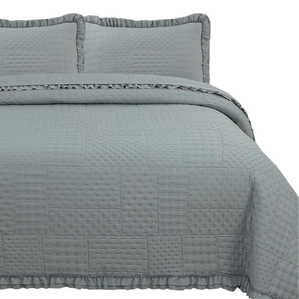 Cobre Leito King Size Algodão Ellie Bordado 300 Fios Super