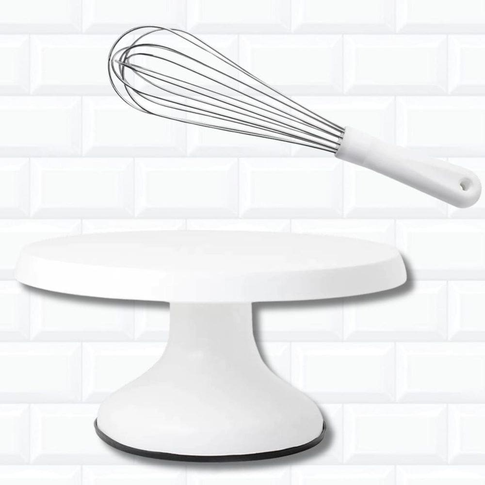 Kit Bailarina Giratoria Premium 30Cm + Batedor Fuê 30Cm Prof