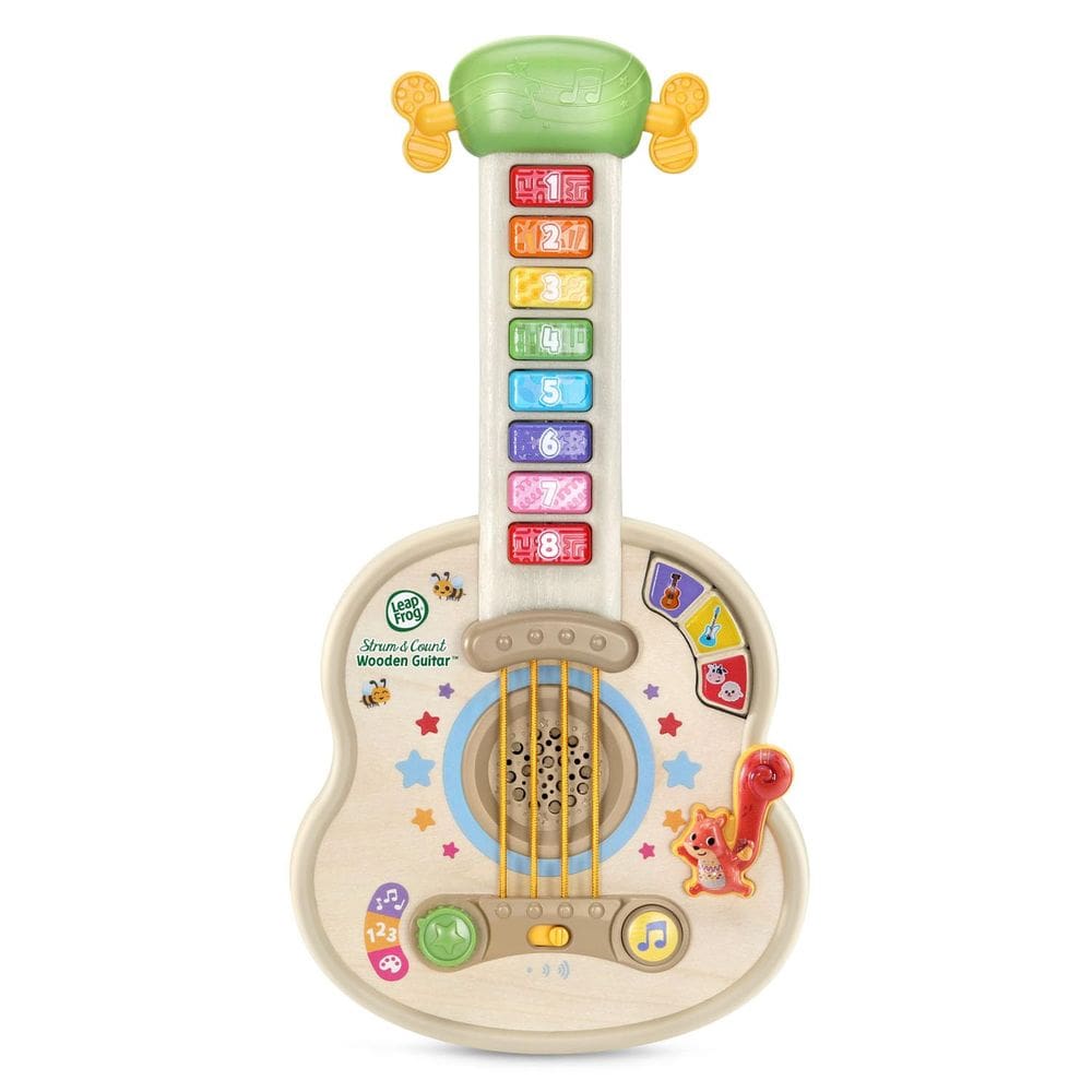 Guitarra musical de madeira Toddler Toy LeapFrog Strum and Count