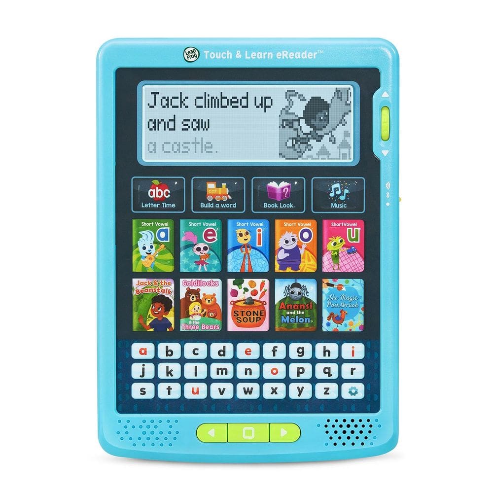 Leitor de livros eletrônicos LeapFrog Touch and Learn Teal
