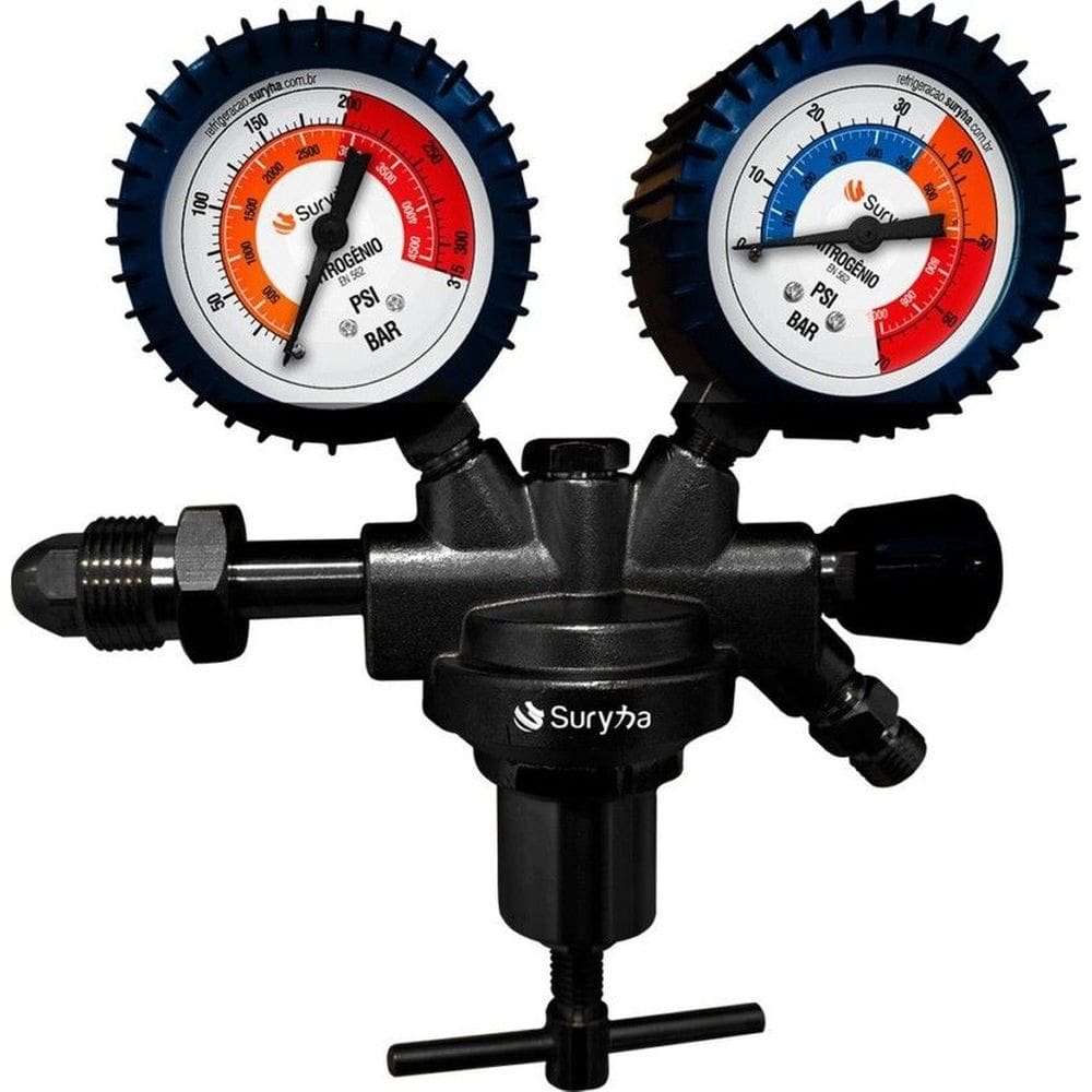 Regulador Nitrogênio Alta Pressão 1000 Psi Ar Condicionado Suryha