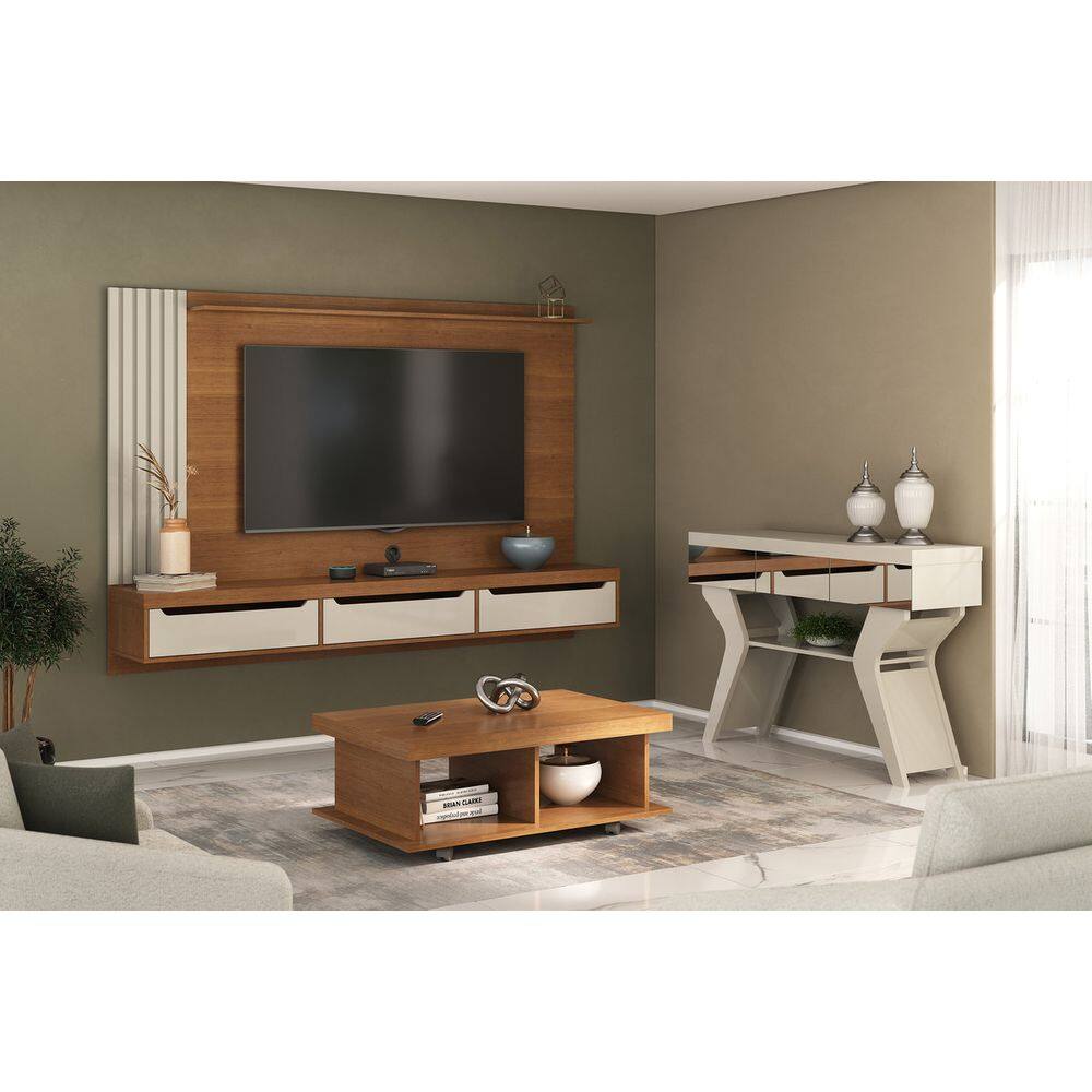 Conjunto Sala de Estar: Aparador + Painel + Mesa de Centro