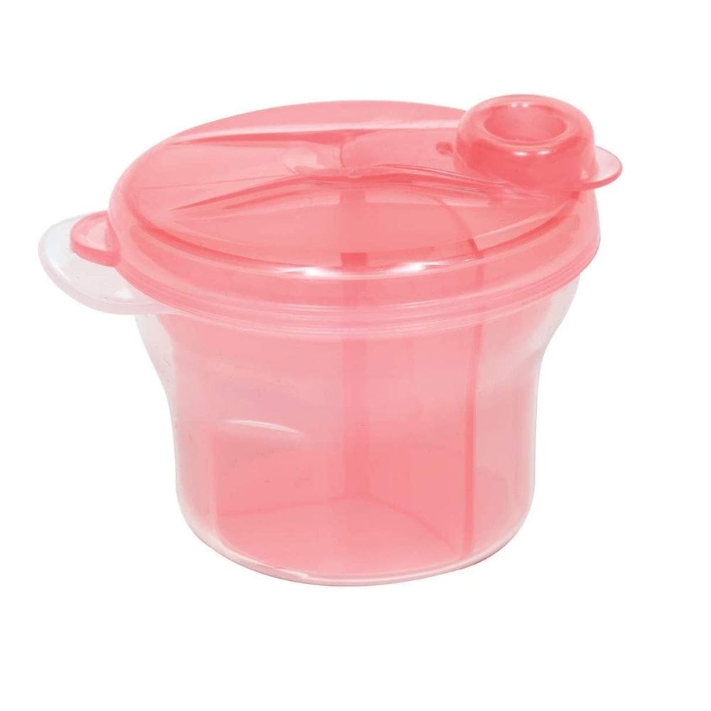 Potinho Dosador de Leite em Pó 300ml Armazenamento com Divisória Atóxico Prático Buba